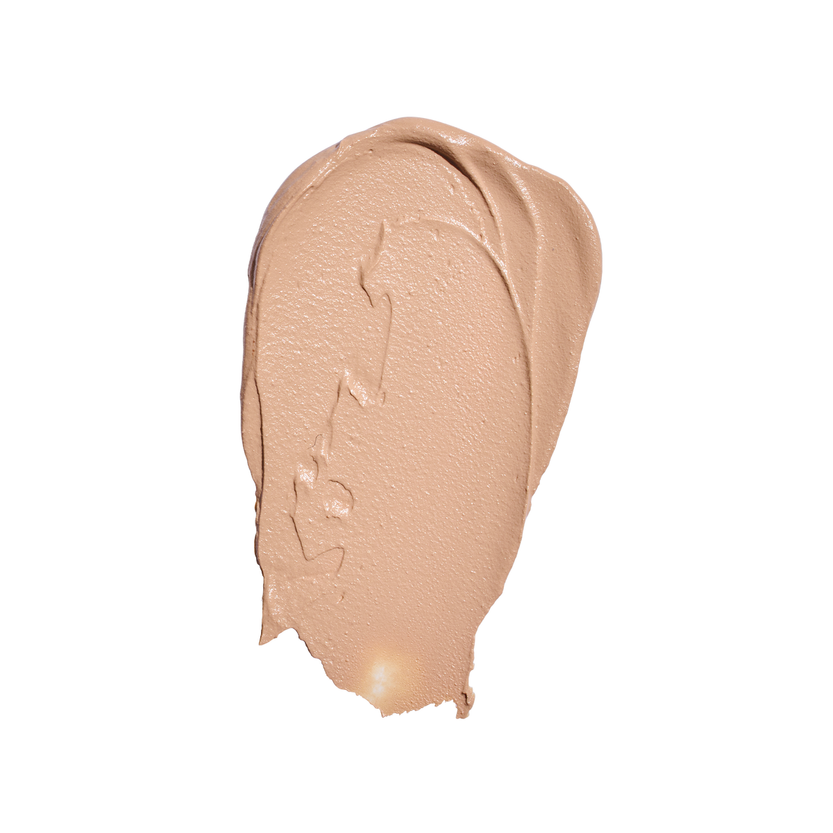Trace de fond de teint crémeux Tint du Soleil de Colorescience, teinte Medium, beige rosé, sur fond blanc