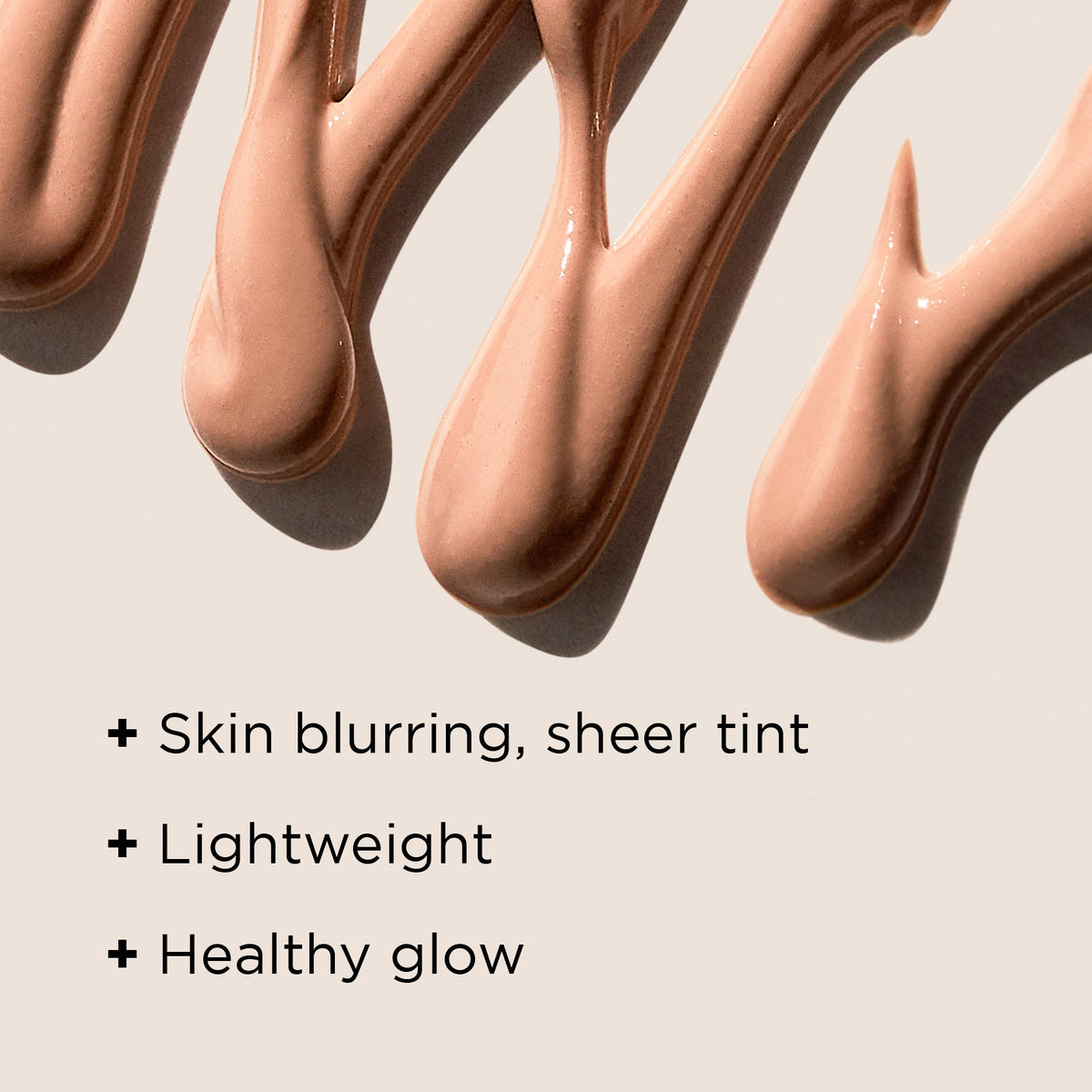 Drips of rosy beige Image Skincare pure mineral tinted SPF 30 moisturizer, with English captions