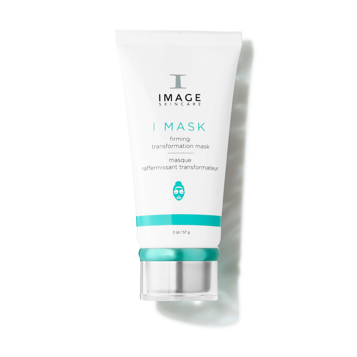 White Image Skincare I MASK firming transformation mask tube, 57 g, clear cap with a teal ring