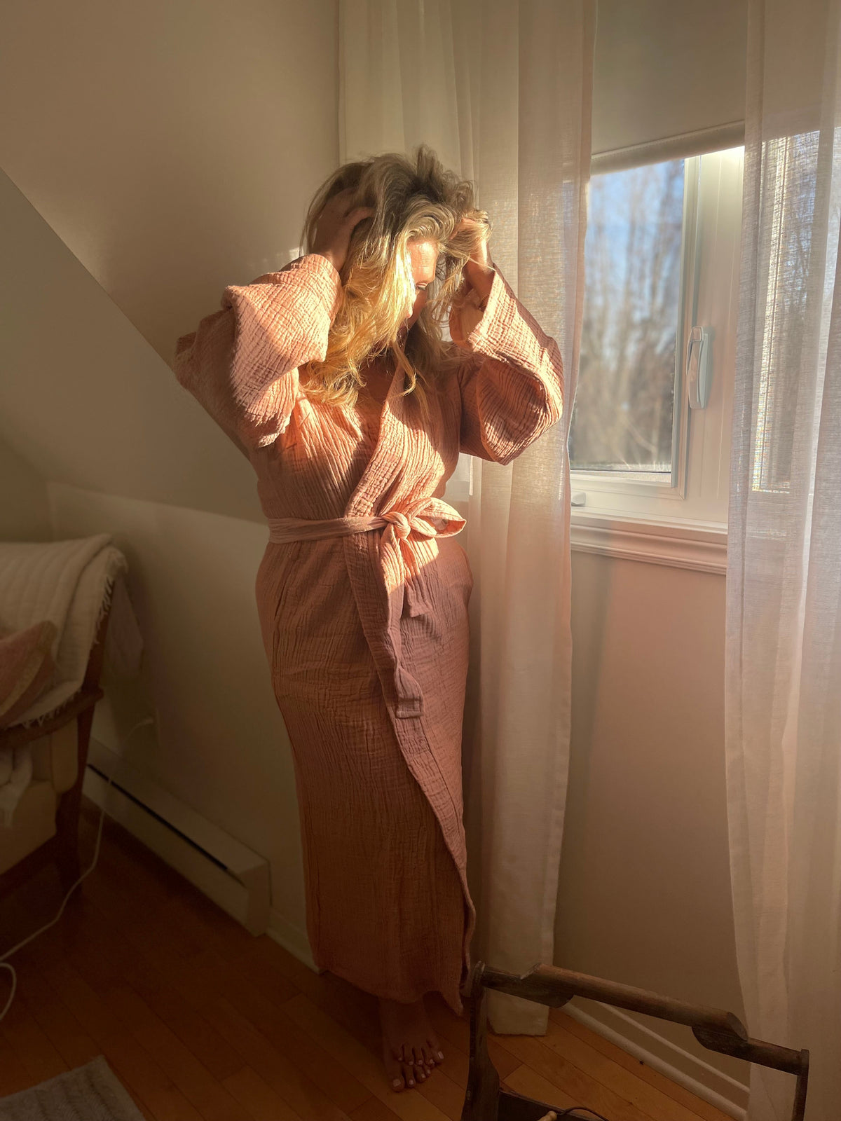 Peignoir BELLA – Terre cuite