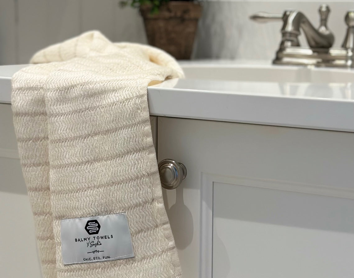 RIO, elegant, soft & absorbent.
From bathroom to kitchen, it fits anywhere in style.